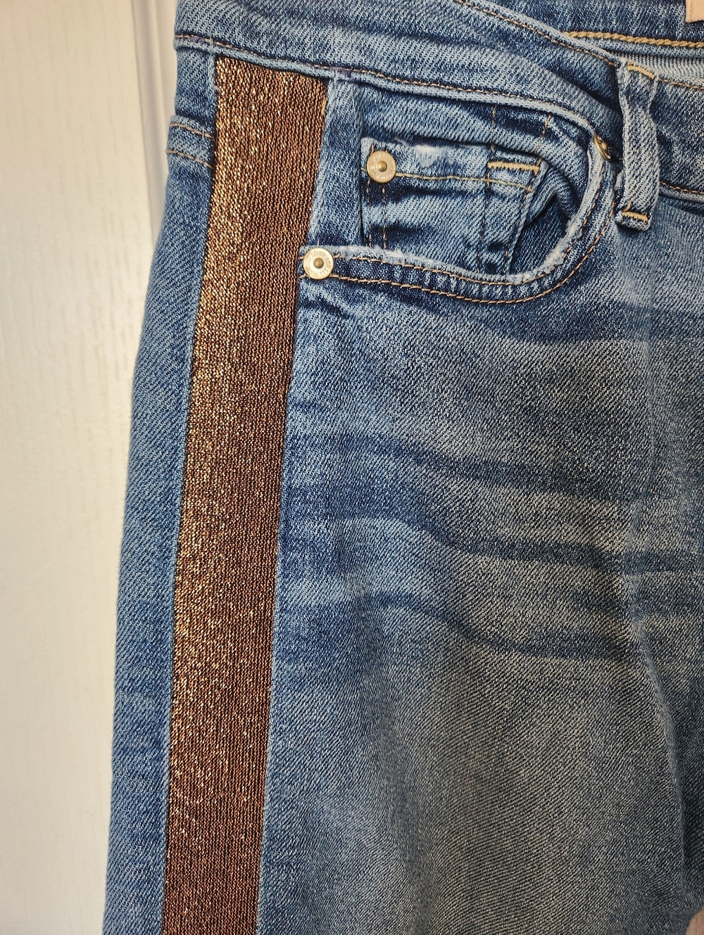 7 for all mankind High Waist Ankle Skinny Jeans Size 29 - Picture 4 of 7